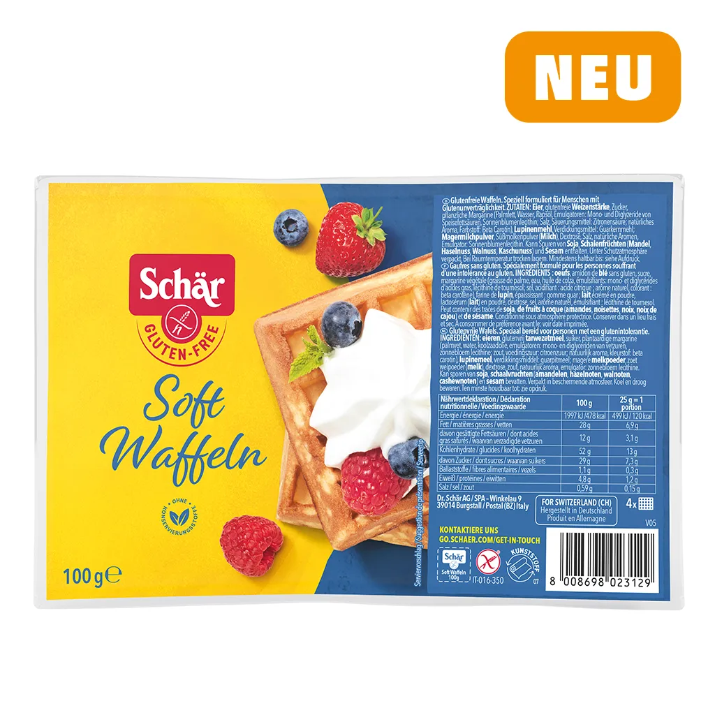 Schär Soft Waffeln Glutenfrei