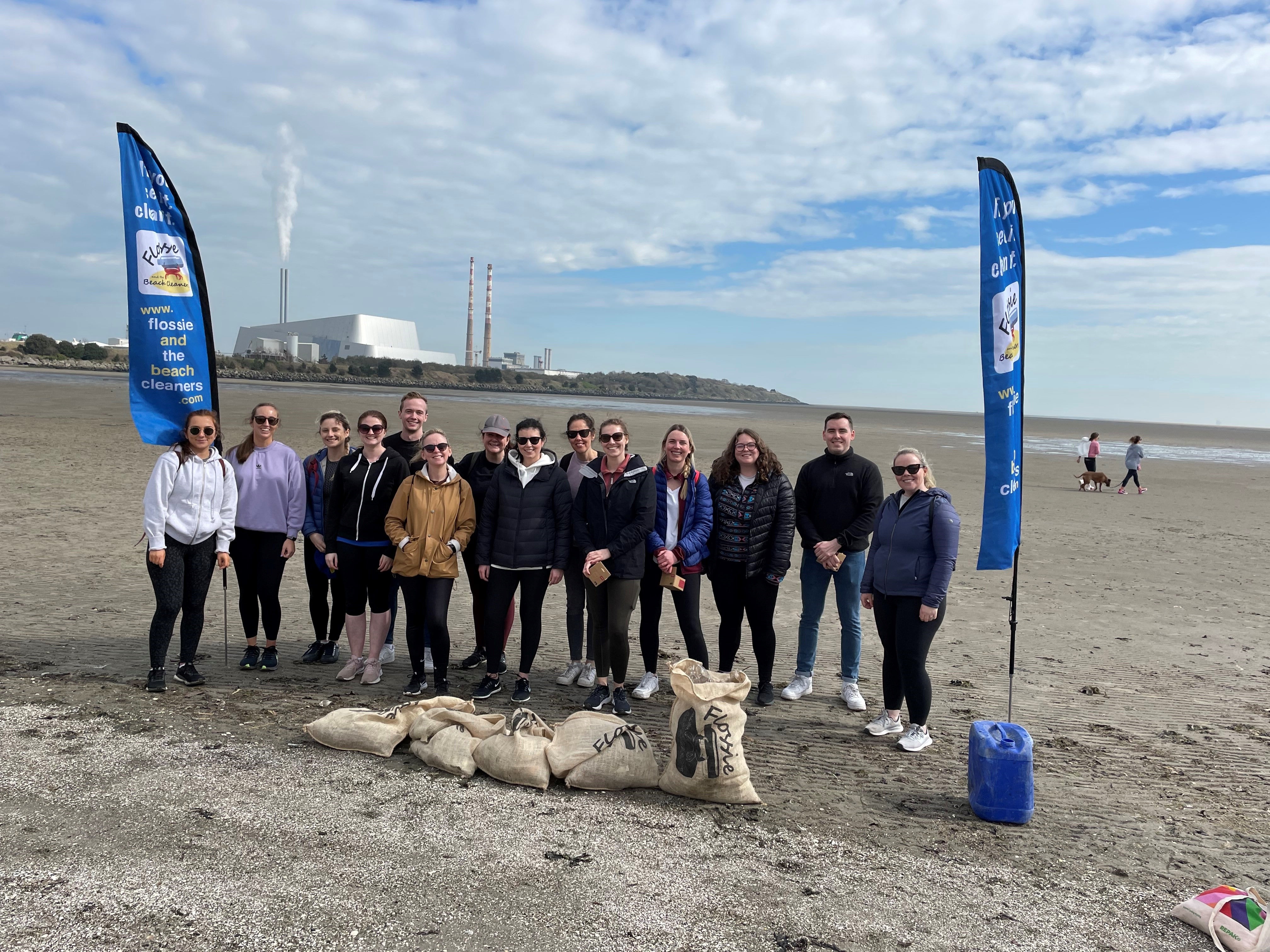 group-of-volunteers-cleaning-sandymount-beach