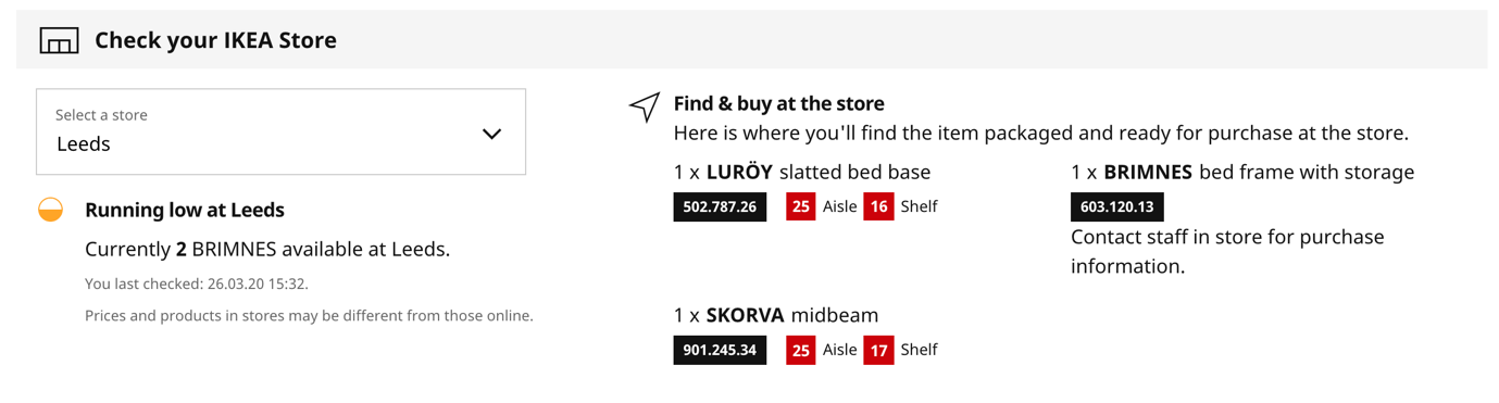 ikea where to find product example