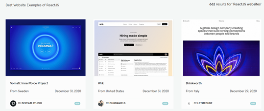 image of webpages AngularJS have developed