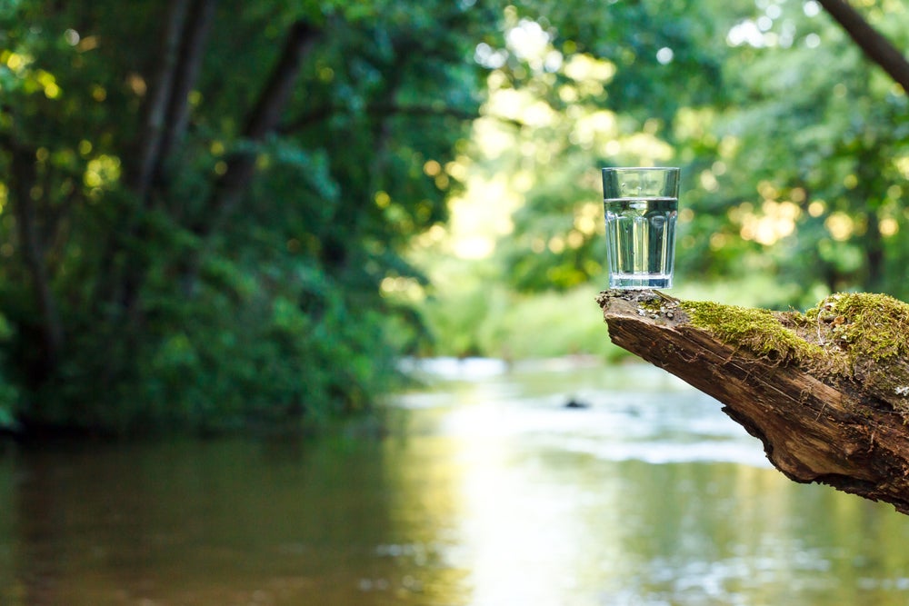 Glas water