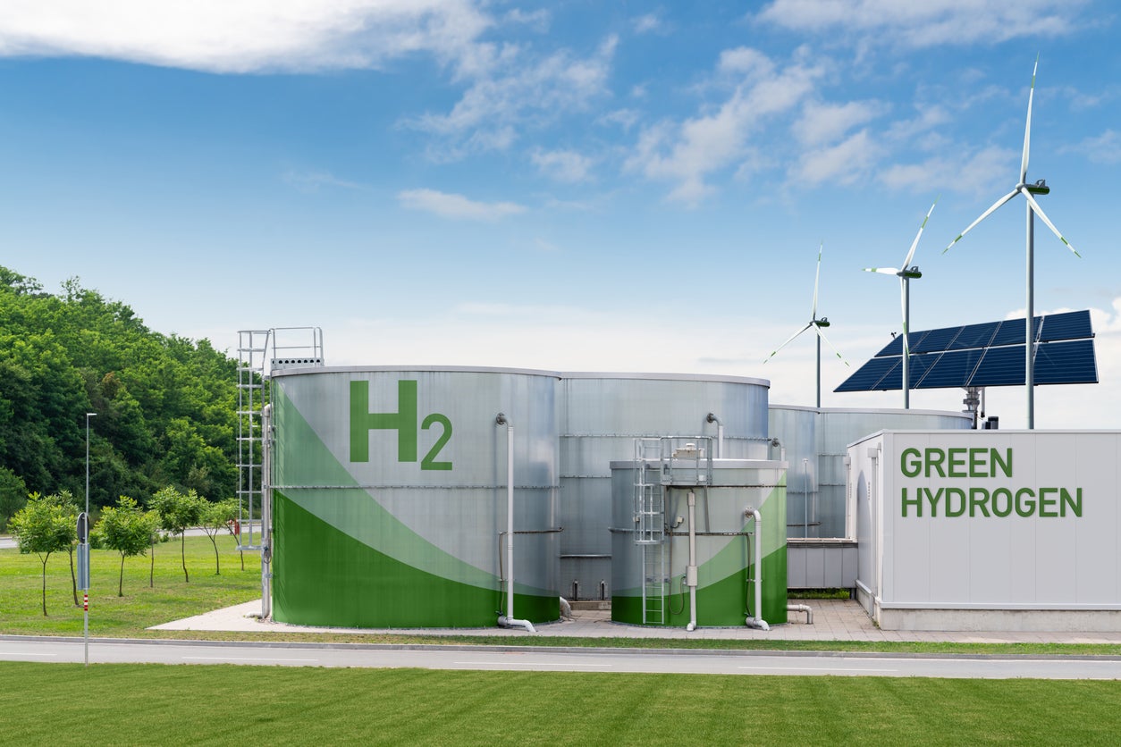 Green hydrogen storage concept