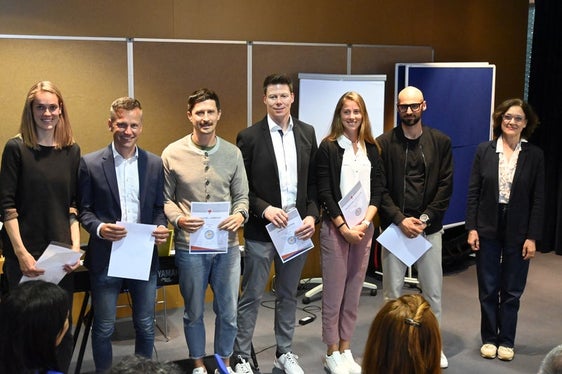 Lehrpersonen für Sport und Trainer mit Mentor Manuel Horrer und Beatrix Christanell (Foto: Margit Pichler)