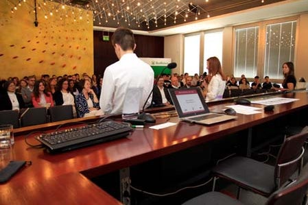 Heute (17. Mai) erhielten 21 Übungsfirmen das Zertifikat zum bestandenen QualitätsAudit