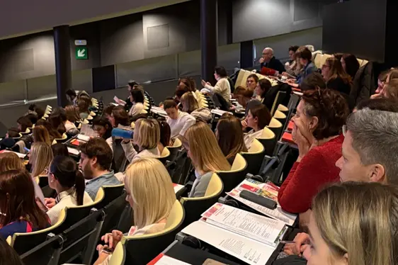 Audience snapshot. Bild: Deutsche Bildungsdirektion/Elisabeth Pfattner Lizenz: ©