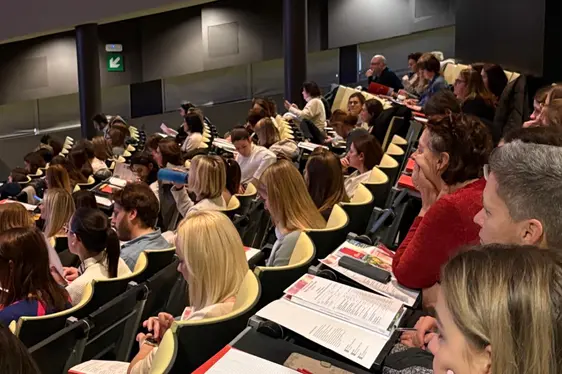 Audience snapshot. Bild: Deutsche Bildungsdirektion/Elisabeth Pfattner Lizenz: ©