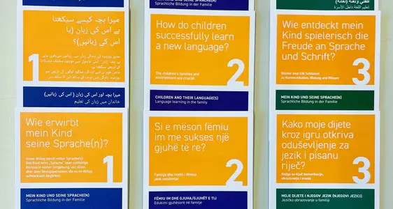 Flyer: Mein Kind und seine Sprache(n)