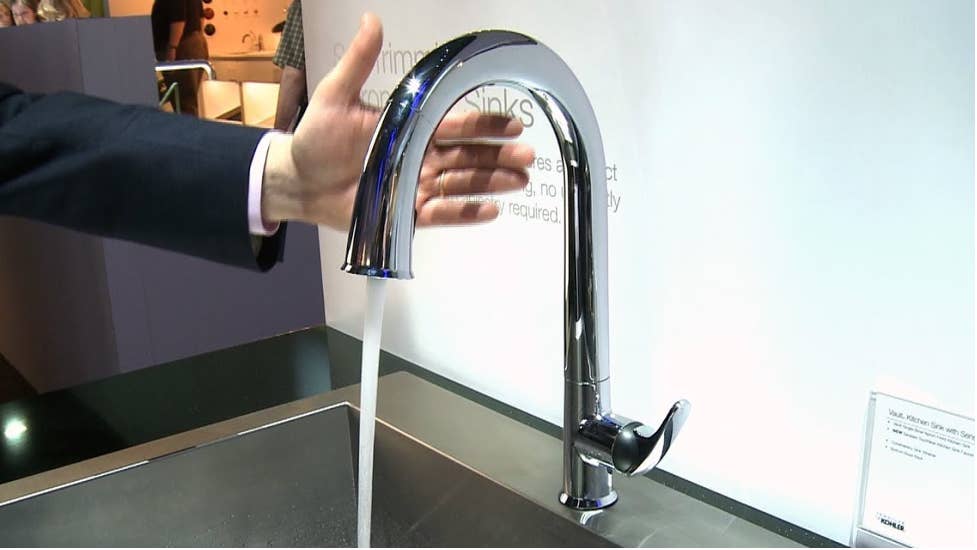 Kohler Touchless Faucet aims to slightly modify a familiar daily action. Img source: Consumer Reports