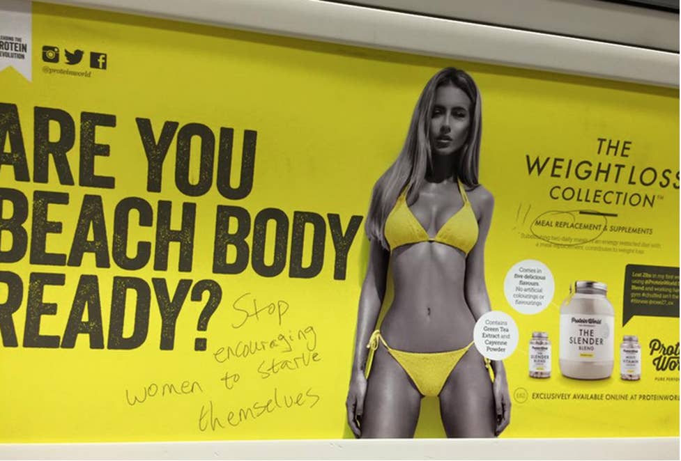 “Are You Beach Body Ready?” ticked a lot of people off several years ago. Source: Twitter