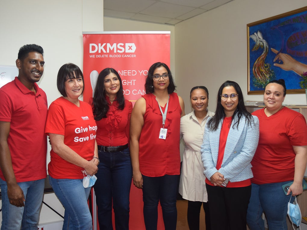 DKMS with staff from Albert Luthuli DKMS with staff from Albert Luthuli