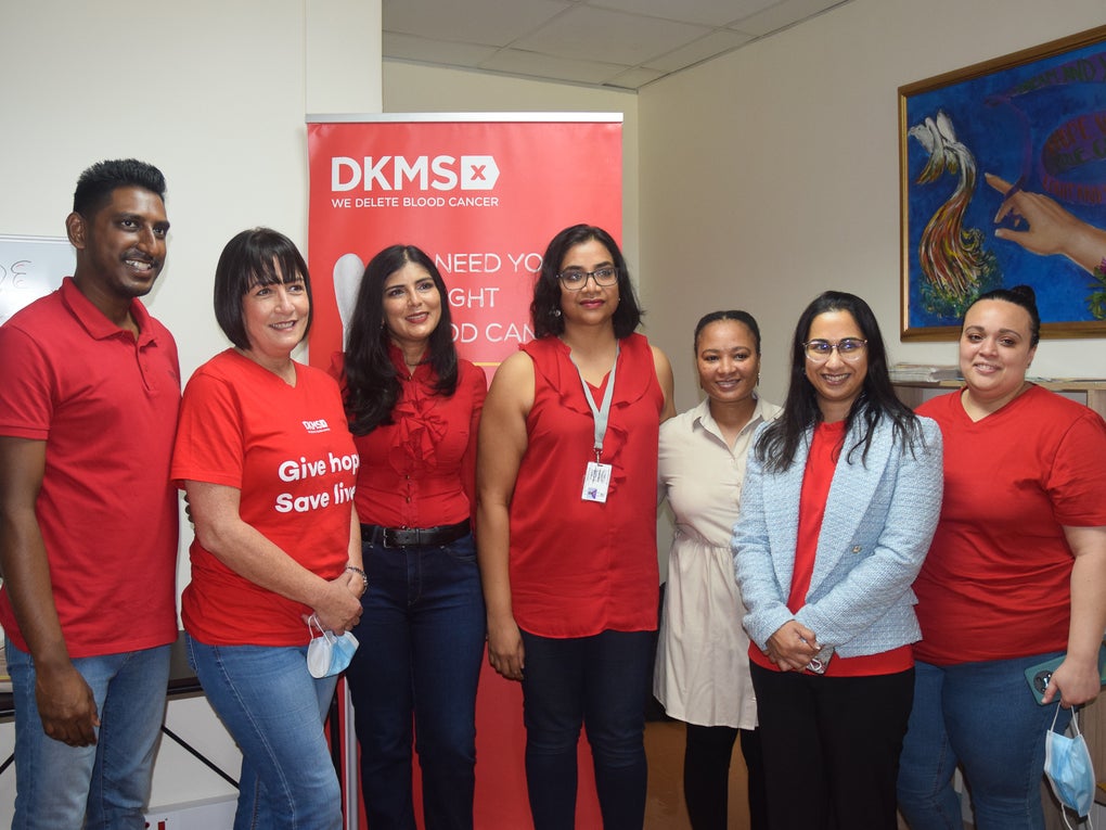 DKMS with staff from Albert Luthuli DKMS with staff from Albert Luthuli