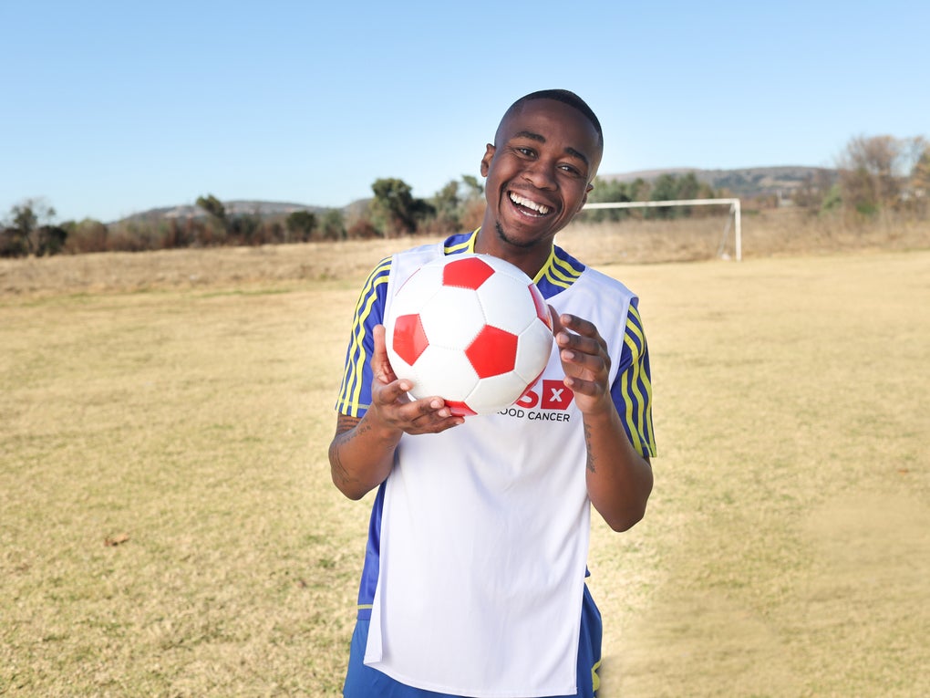 26-year-old Owami, who used to play soccer for the University of Johannesburg up until he was diagnosed with Severe Aplastic Anaemia. 26-year-old Owami, who used to play soccer for the University of Johannesburg up until he was diagnosed with Severe Aplastic Anaemia.