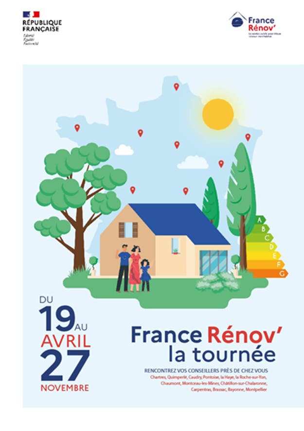 L’ANAH confie à dentsu public la conception d’une tournée itinérante qui sillonnera la France pour accompagner les Français dans leur parcours de rénovation