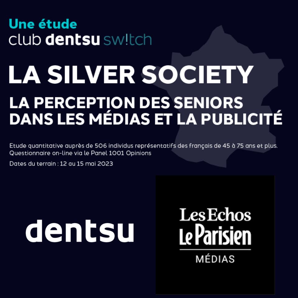 Dans son étude exclusive, dentsu france analyse  « L’inclusion des seniors dans les représentations publicitaires »