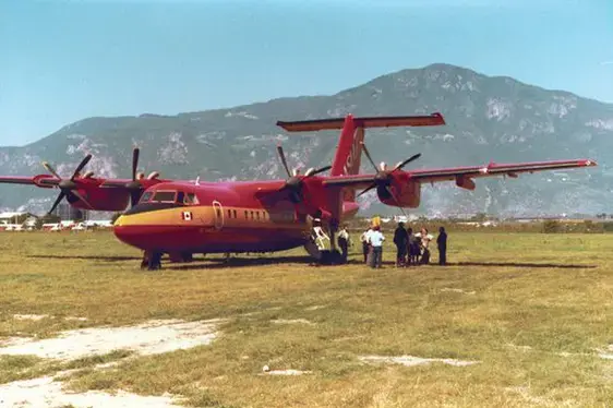 Aereo candadese (con quattro rotori) (Foto ABD)
