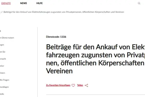 Screenshot Beitrag neu
