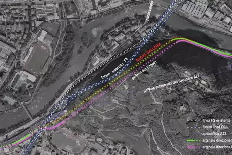 Die Planung für die Neugestaltung des Verkehrsnetzes im Bereich des Virgls in Bozen (im Bild) kann beginnen. (Foto: LPA/Landesamt für Straßenbau Mitte-Süd)