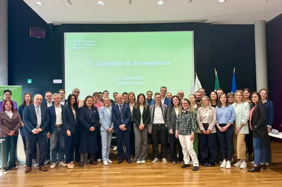 Gruppenbild des EFRE-Begleitausschusses, der am 23. April den Programmfortschritt dieses wichtigen europäischen Fonds begutachtet hat. (Foto: LPA/Abteilung Europa)