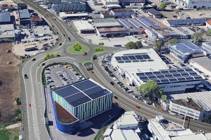 Durante un Infoday che si terrà mercoledì 12 novembre 2025 dalle ore 14 alle 19, presso il padiglione H1 di Fiera Bolzano, cittadine e cittadini potranno conoscere da vicino la riqualificazione di via Einstein a Bolzano. (Foto: USP/Dipartimento Infrastrutture e Mobilità)