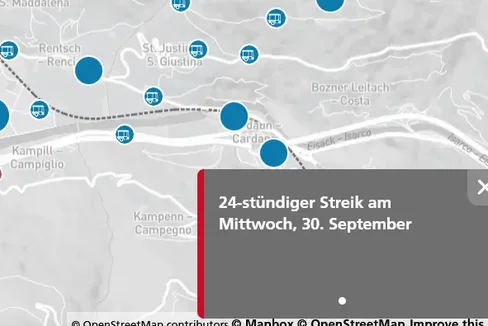 Screenshot Südtirol Mobil