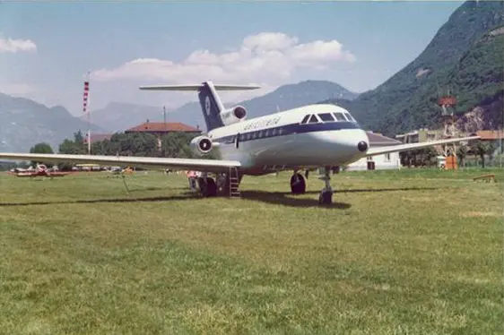 Historisches Passagierflugzeug vor 1999 (Foto ABD)
