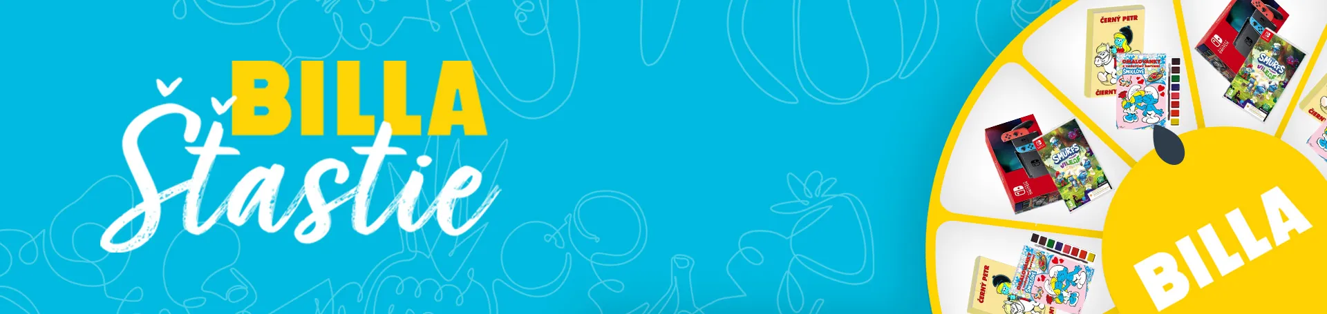 BILLA Šťastie šmolkovia