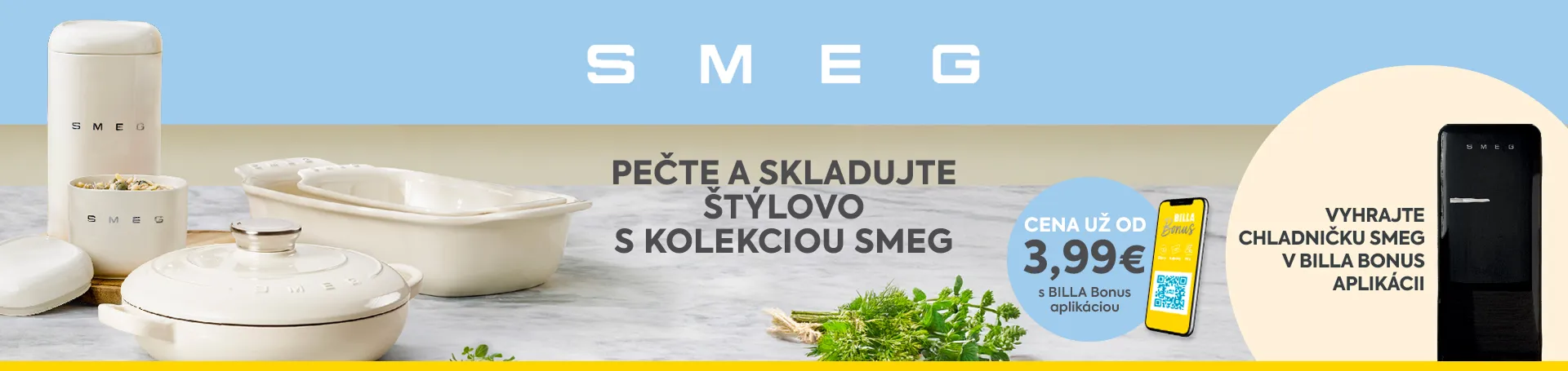 Pečte a skladujte štýlovo s kolekciou smeg + súťaž o chladničky smeg