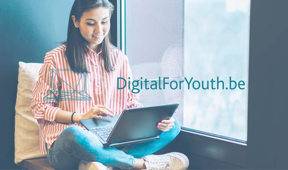 1 contactloze Bancontact-transactie = 1 cent voor digitalforyouth.be