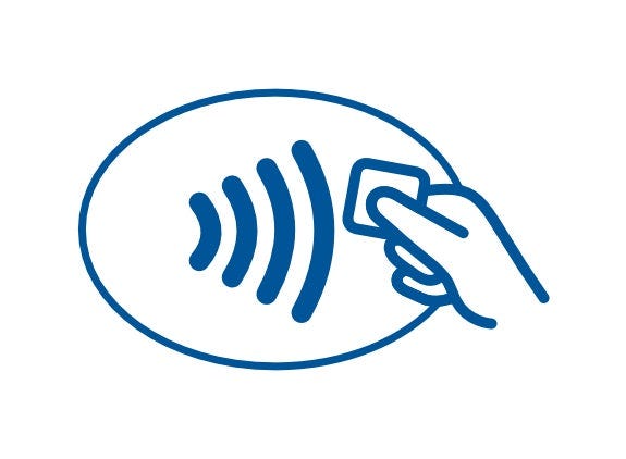 Contactloos symbool