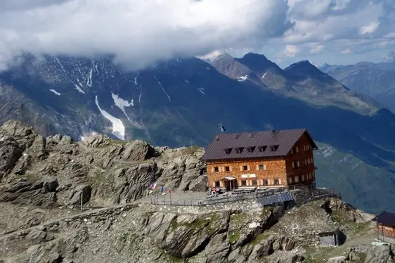Ansicht der Stettiner Hütte