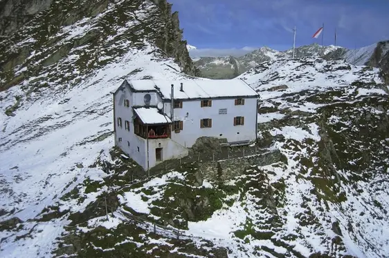 Ansicht der Lenkjöchlhütte
