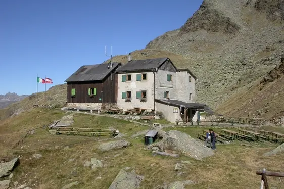 Ansicht der Weisskugelhütte