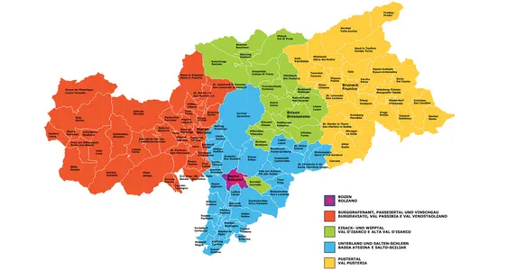 Zonenaufteilung des Landes