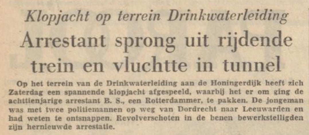 Knipsel uit de krant.