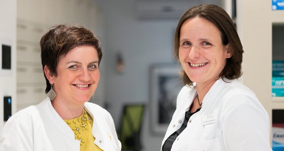 Evi Tschigg e Mirta Micheler, farmaciste