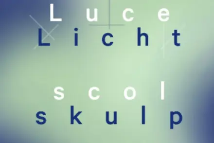 Logo Luce scolpita