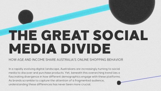 The Great Social Media Divide Infographic