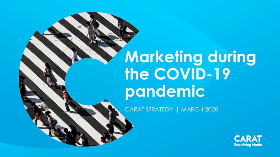 Marketing during the COVID-19 pandemic