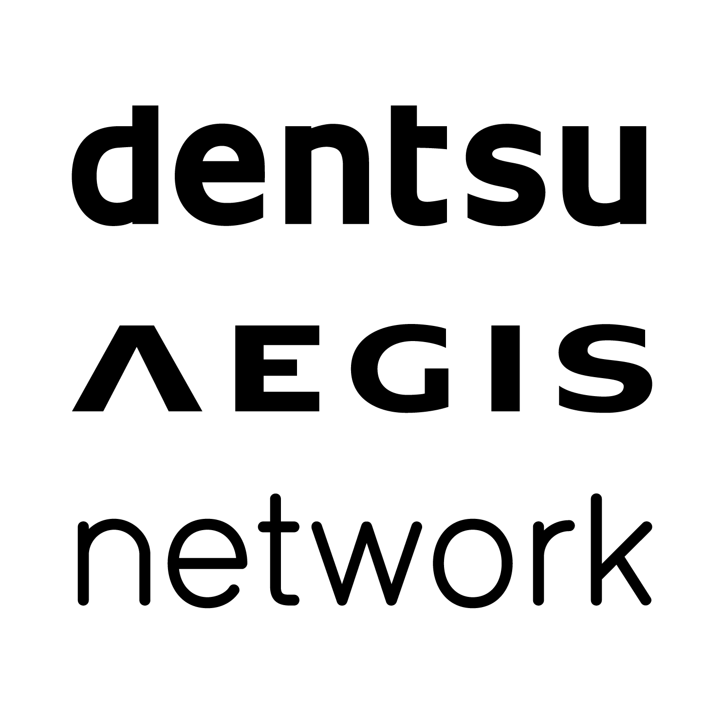 Dentsu Aegis Network Logo White
