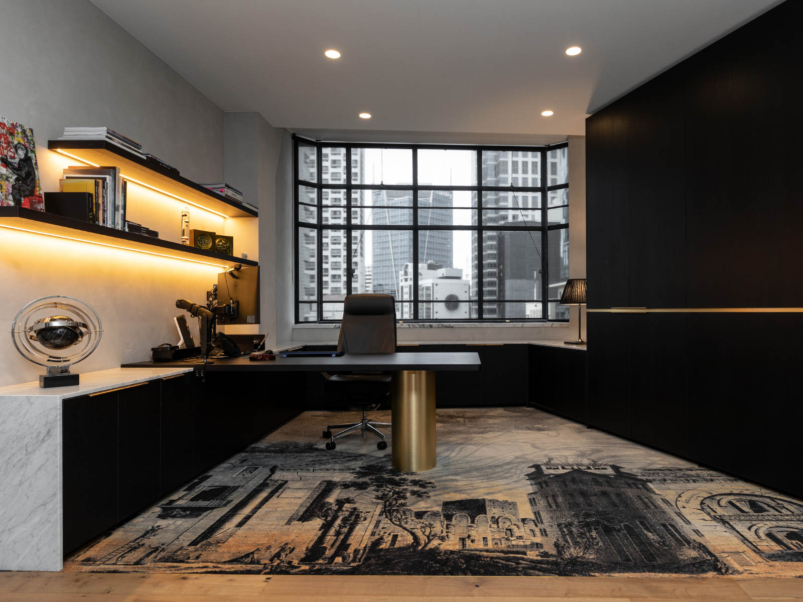 CP Group Auckland - CP group new zealand - raven oak - Shinnoki - office - dark office