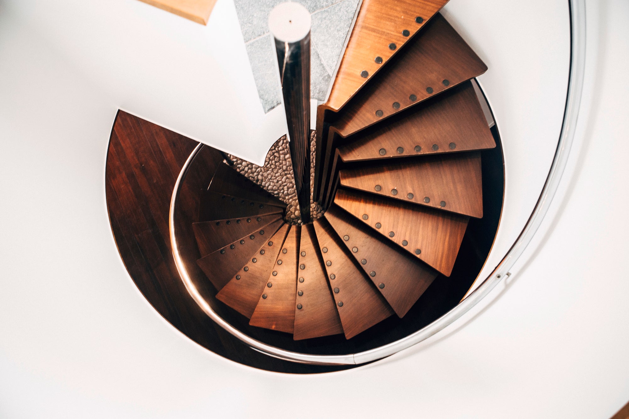 spiral staircase - wooden spiral staircase