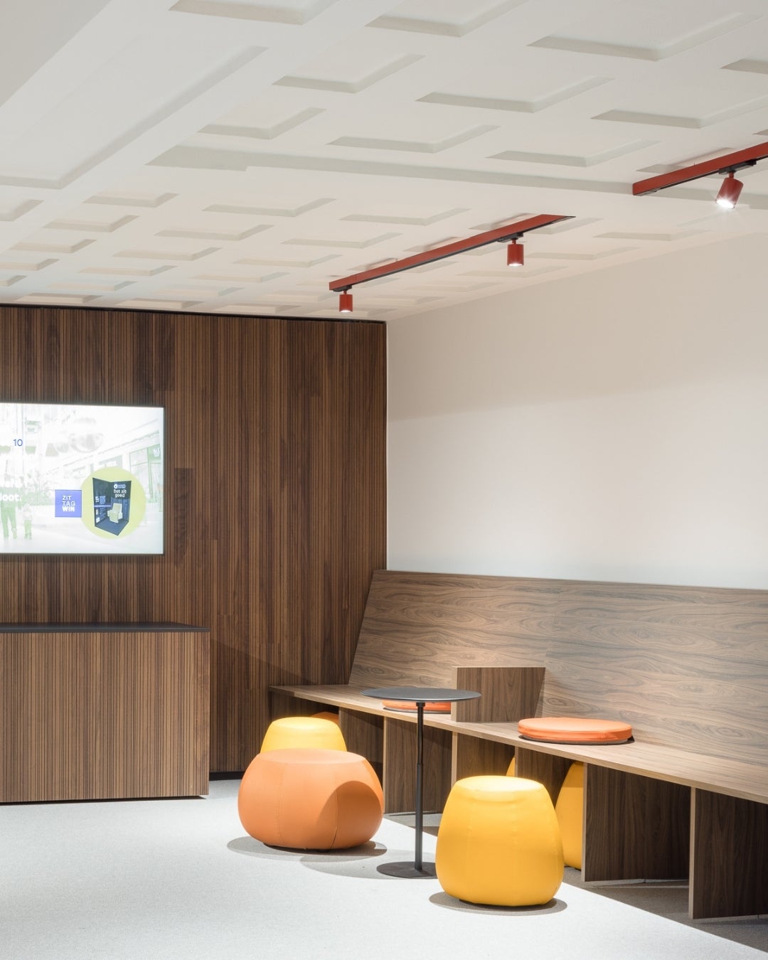 City theatre with Shinnoki Smoked Walnut wood veneer