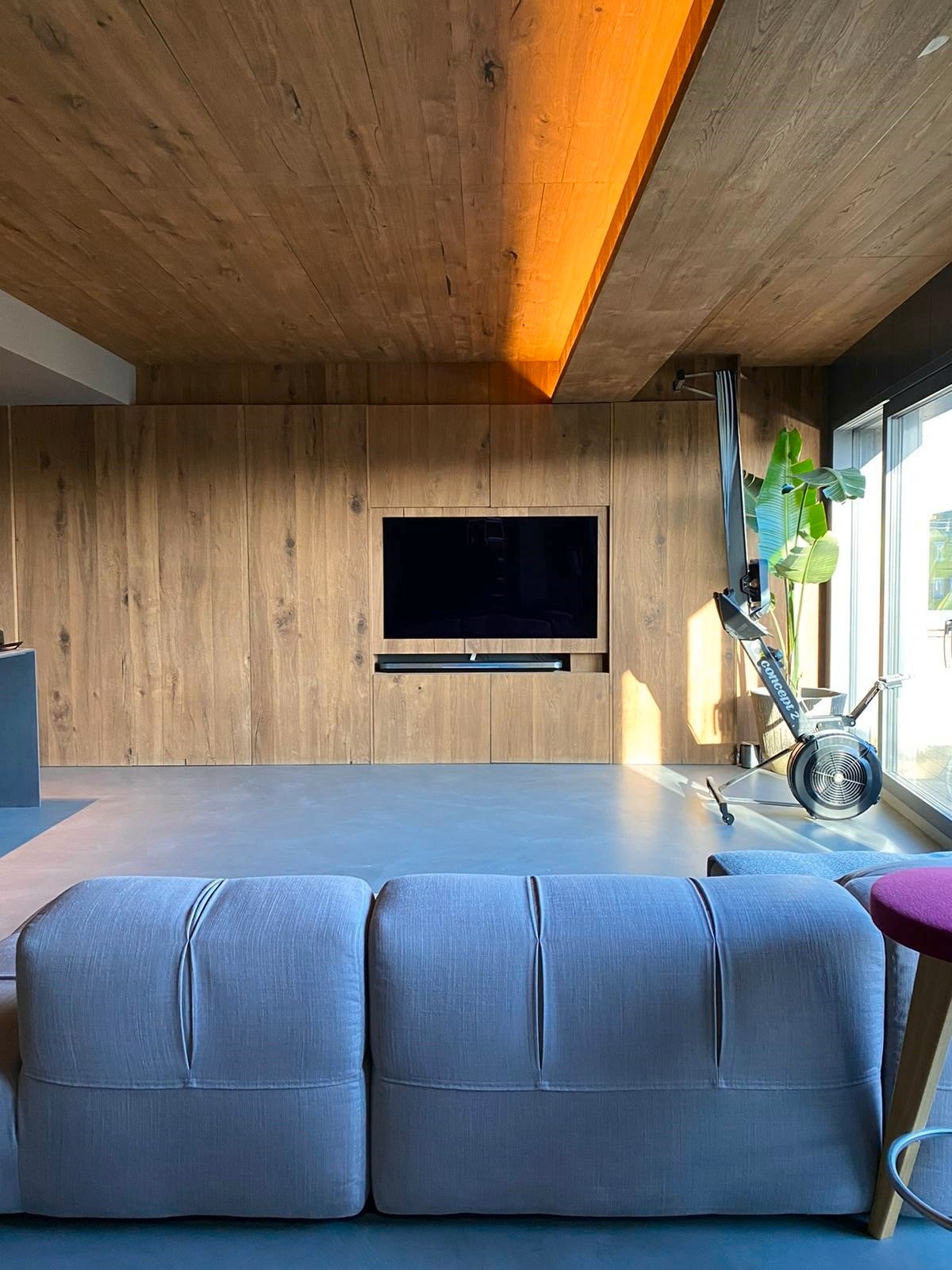 pitfield st penthouse - vintage original hoboken - vintage wood panels - Querkus