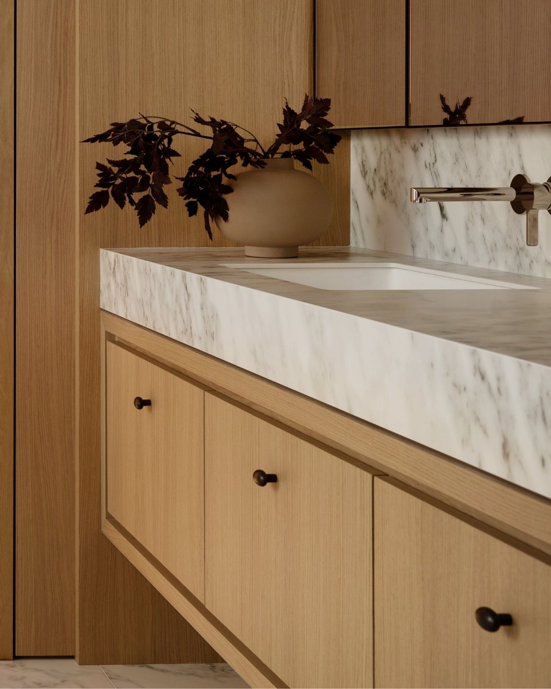 Shinnoki Ivory Oak - wood veneer - interior design - coastal home