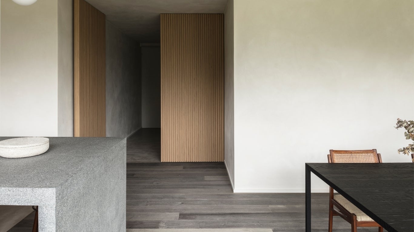 Kitchen with Shinnoki Ivory Oak - Villa Leiebos