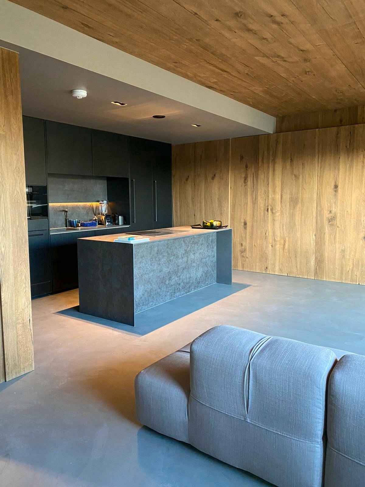 Querkus - Querkus vintage original hoboken - oak wall panel - london pitfield st penthouse - pitfield st penthouse - kitchen