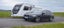 BMW 5 Series with caravan