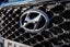Hyundai badge on grille
