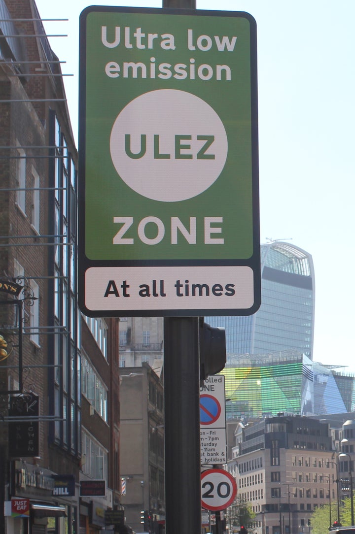 ULEZ sign London