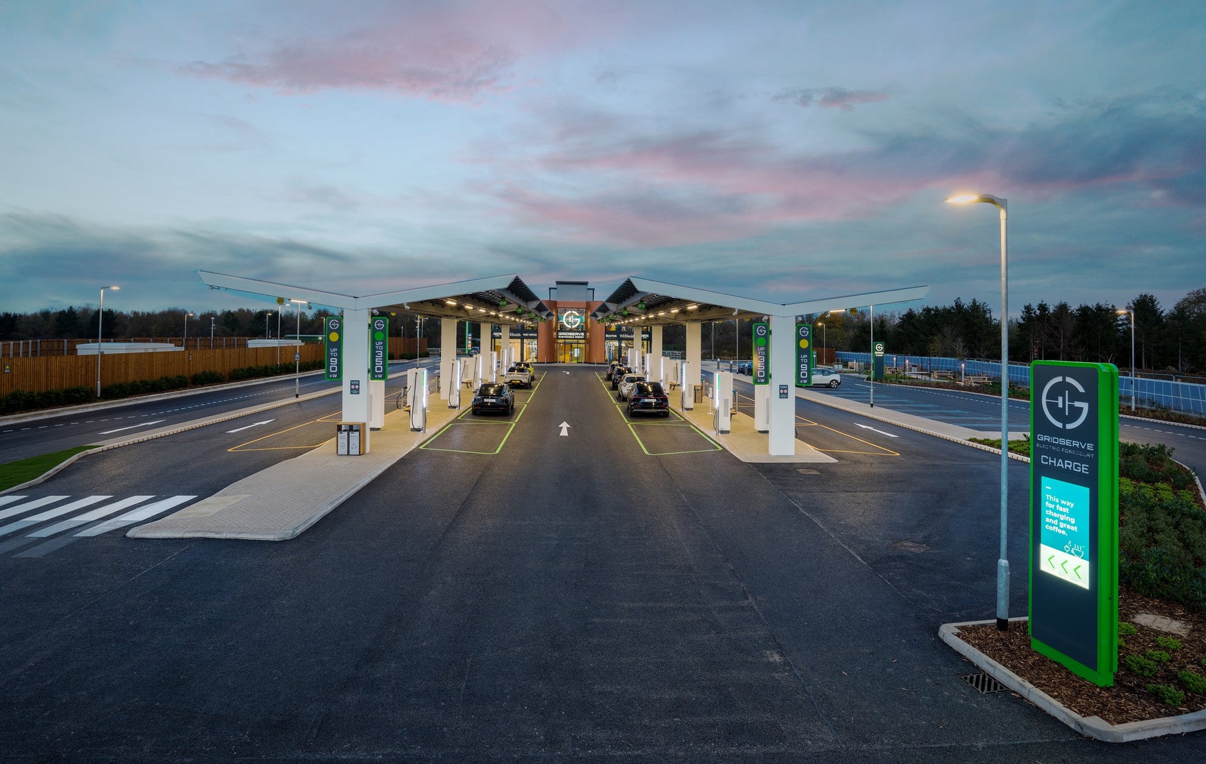 GRIDSERVE Braintree Electric Forecourt